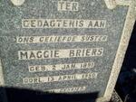 BRIERS Maggie 1891-1950