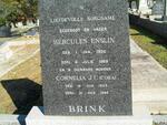 BRINK Hercules Enslin 1905-1969 & Cornelia J.C. 1903-1985