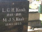 KNAB J.G.H. 1848-1916 :: KNAB M.J.S. 1845-1933