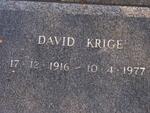 KRIGE David 1916-1977