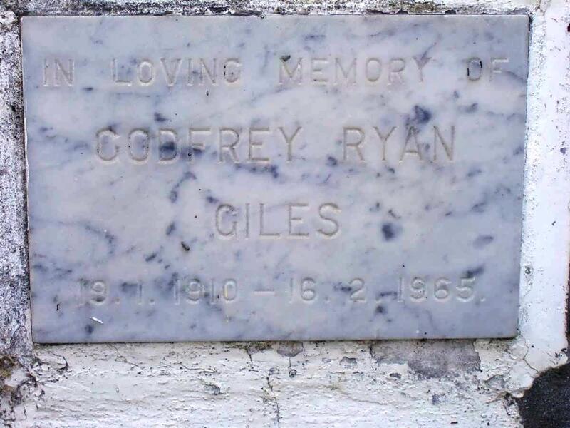 GILES Godfrey Ryan 1910-1965
