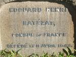 BATEZAT Edouard Henri -1942