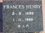 HENRY Frances 1890-1966