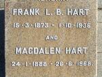 HART Frank L.B. 1873-1936 & Magdalen 1888-1968
