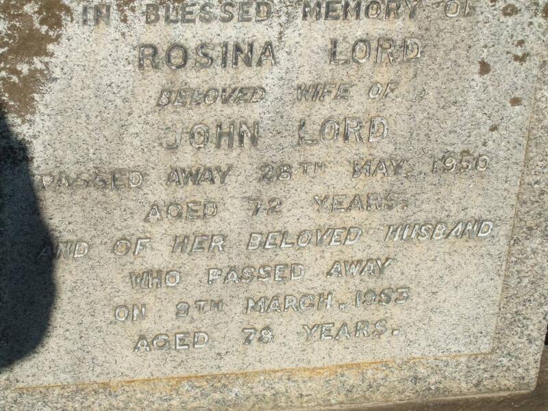 LORD John -1953 & Rosina 1950