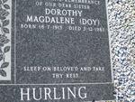HURLING Dorothy Magdalene 1913-1983