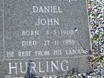 HURLING Daniel John 1908-1989