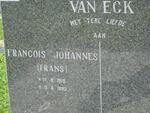 ECK Francois Johannes, van 1919-1993