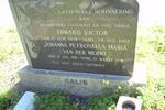 KALIS Edward Victor 1908-1965 & Johanna Petronella Maria VAN DER  MERWE 1911-1998