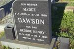 DAWSON George Henry 1897-1969 & Magde 1900-1968