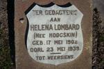 LOMBARD Helena nee HODGSKIN 1902-1939