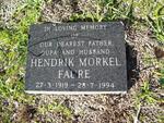FAURE Hendrik Morkel 1919-1994