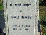 HOPKINS Gerald 1889-1973