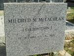 McLACHLAN Mildred M. gebore HOWITSON 1889-1971