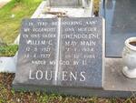 LOURENS Willem C. 1921-1977 & Gwendolene May Main 1924-1988
