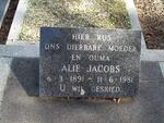 JACOBS Alie 1891-1981