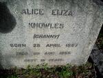 KNOWLES Alice Eliza 1857-1953