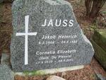 JAUSS Jakob Heinrich 1908-1982 & Cornelia Elizabeth DU PLESSIS 1910-2001