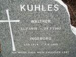 KUHLES Walther 1905-1987 & Ingeborg 1914-1999