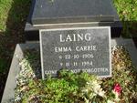 LAING Emma Carrie 1906-1984