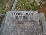 KRIGE Sannie Uys 1886-1976