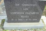 YEATS Cornelia Elizabeth 1886-1978