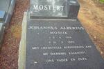 MOSTERT Johannes Albertus 1916-1995