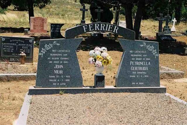 FERRIER John Muir & Petronella Gertruida SWANEPOEL