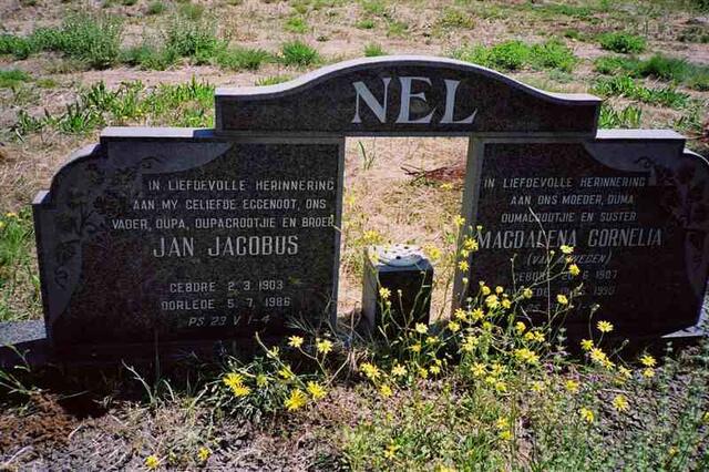NEL Jan Jacobus 1903-1986 & Magdalena Cornelia VAN ASWEGEN 1907-1990