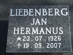 LIEBENBERG Jan Hermanus 1926-2007 & M.M. 1918-1976