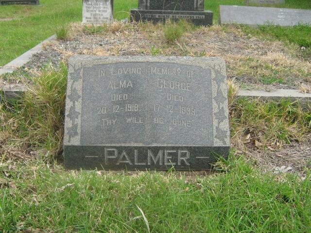 PALMER George -1939 & Alma -1918 