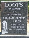 LOOTS Cornelis Hendrik 1906-1996