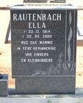 RAUTENBACH Ella 1914-2000
