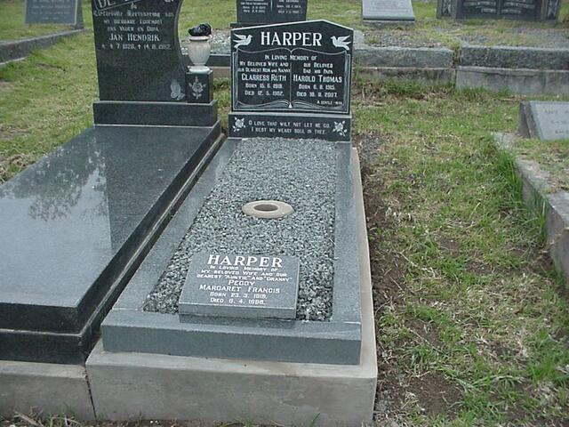 HARPER Harold Thomas 1915-2007 & Clarress Ruth 1919-1982 :: HARPER Peggy Margaret Francis 1919-1998