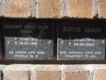 SHAW William Jack 1919-1999 :: SHAW Joyce 1915-2005