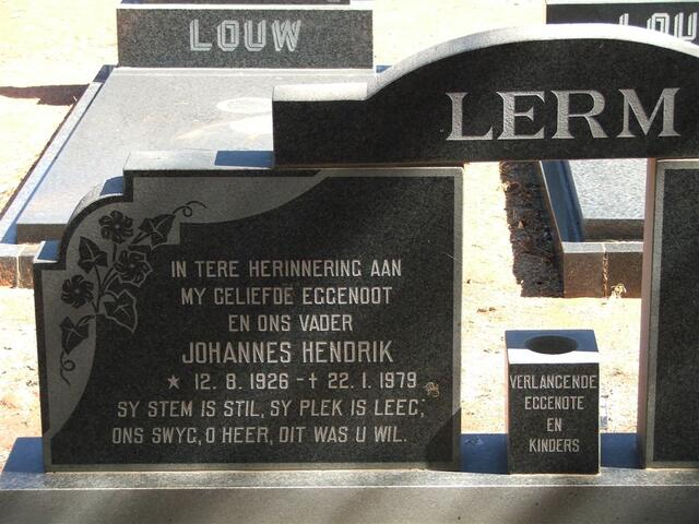 LERM Johannes Hendrik 1926-1979