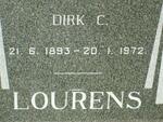 LOURENS Dirk C. 1893-1972 & Irene J.M. DE BRUIN 1901-1964