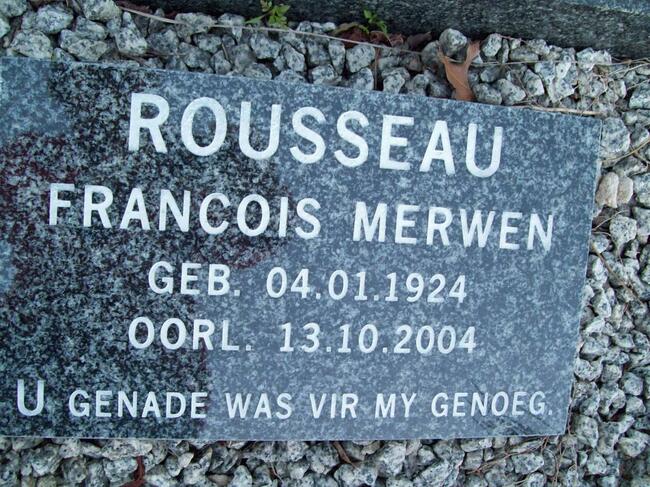 ROUSSEAU Francois Merwen 1924-2004