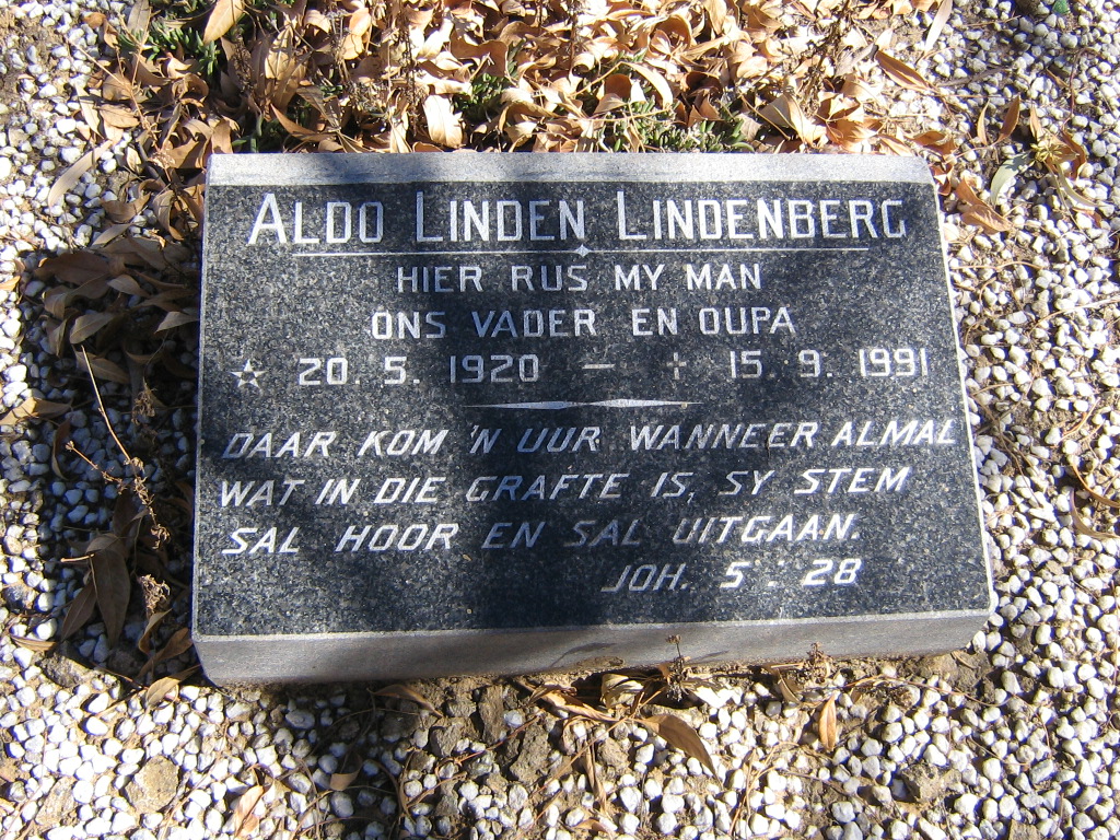 LINDENBERG Aldo Linden 1920-1991