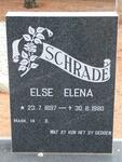 SCHRADE Else Elena 1897-1980