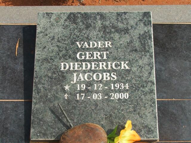 JACOBS Gert Diederick 1934-2000