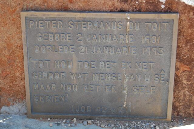 TOIT Pieter Stephanus, du 1901-1993