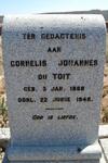 TOIT Cornelis Johannes, du 1868-1949