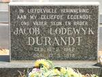 DURANDT Jacob Lodewyk 1942-1978