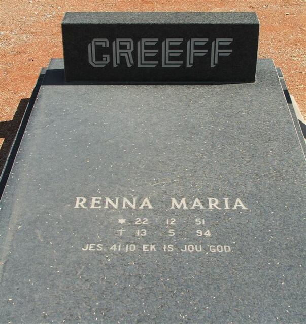 GREEFF Renna Maria 1951-1994