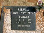 BURGER Ann Catherine nee SILVER 1957-1996