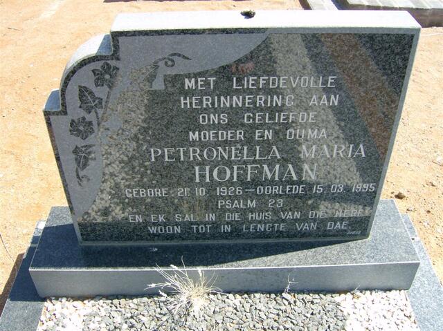 HOFFMAN Petronella Maria 1926-1995