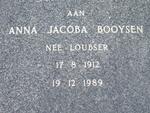 BOOYSEN Anna Jacoba nee LOUBSER 1912-1989 :: DE BRUYN Annis le Hanie 1940-1964