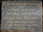 HEERDEN Jacoba Susanna Maria, van nee JANSEN VAN VUUREN 1867-1956
