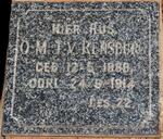 RENSBURG O.M., J.v. 1888-1914
